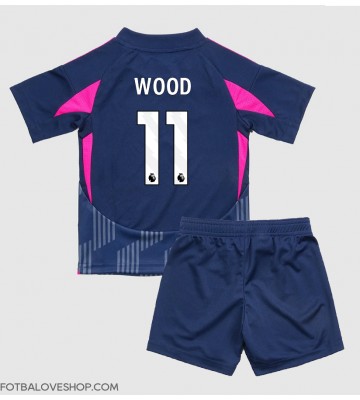 Nottingham Forest Chris Wood #11 Dětské Venkovní Dres 2024-25 Krátký Rukáv (+ trenýrky)